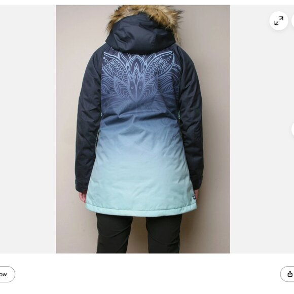 686 Women's Dream Insulated Snowboard Warmer Jacket size medium - Picture 1 of 12